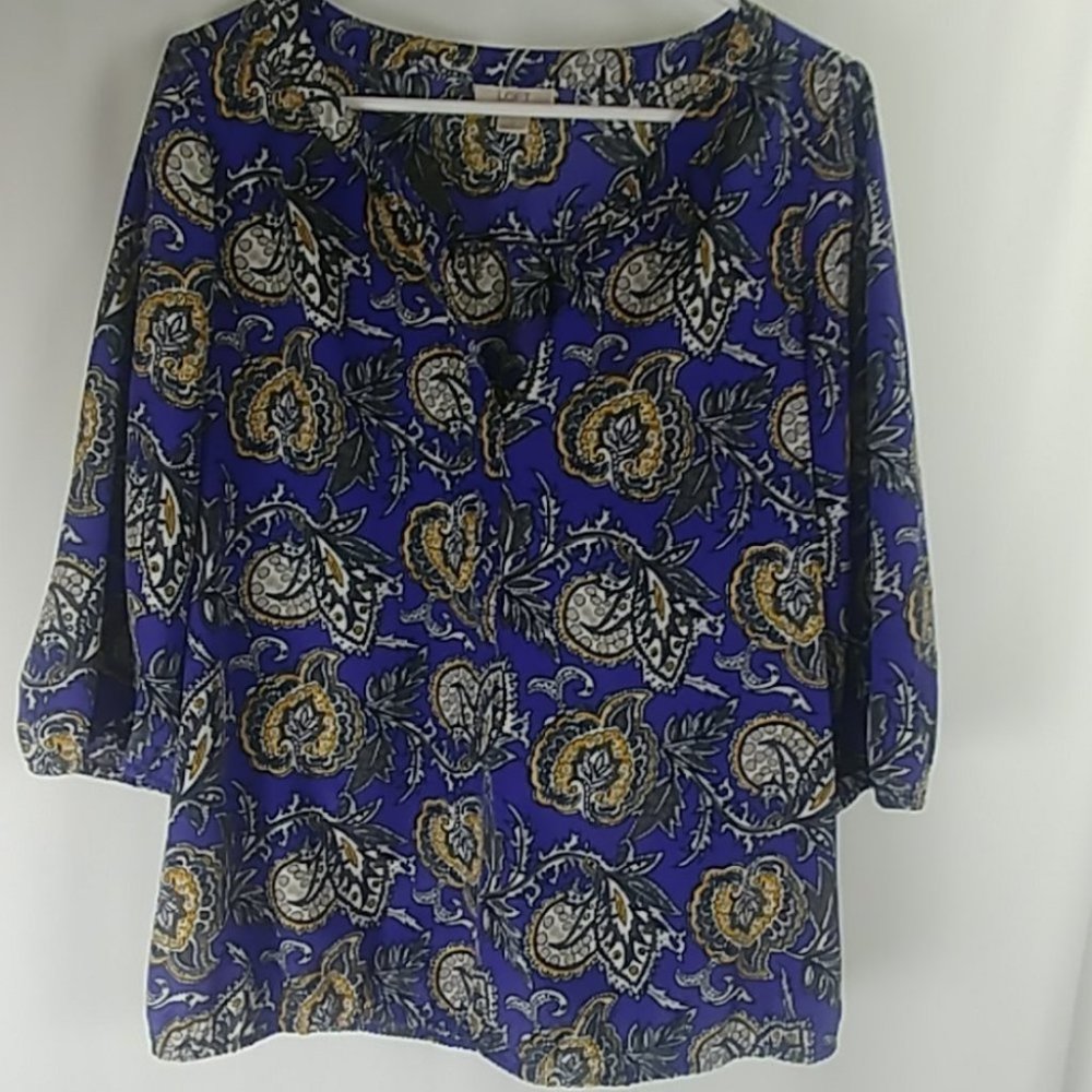 Beautiful Three Quarter Sleeve Loft Blouse